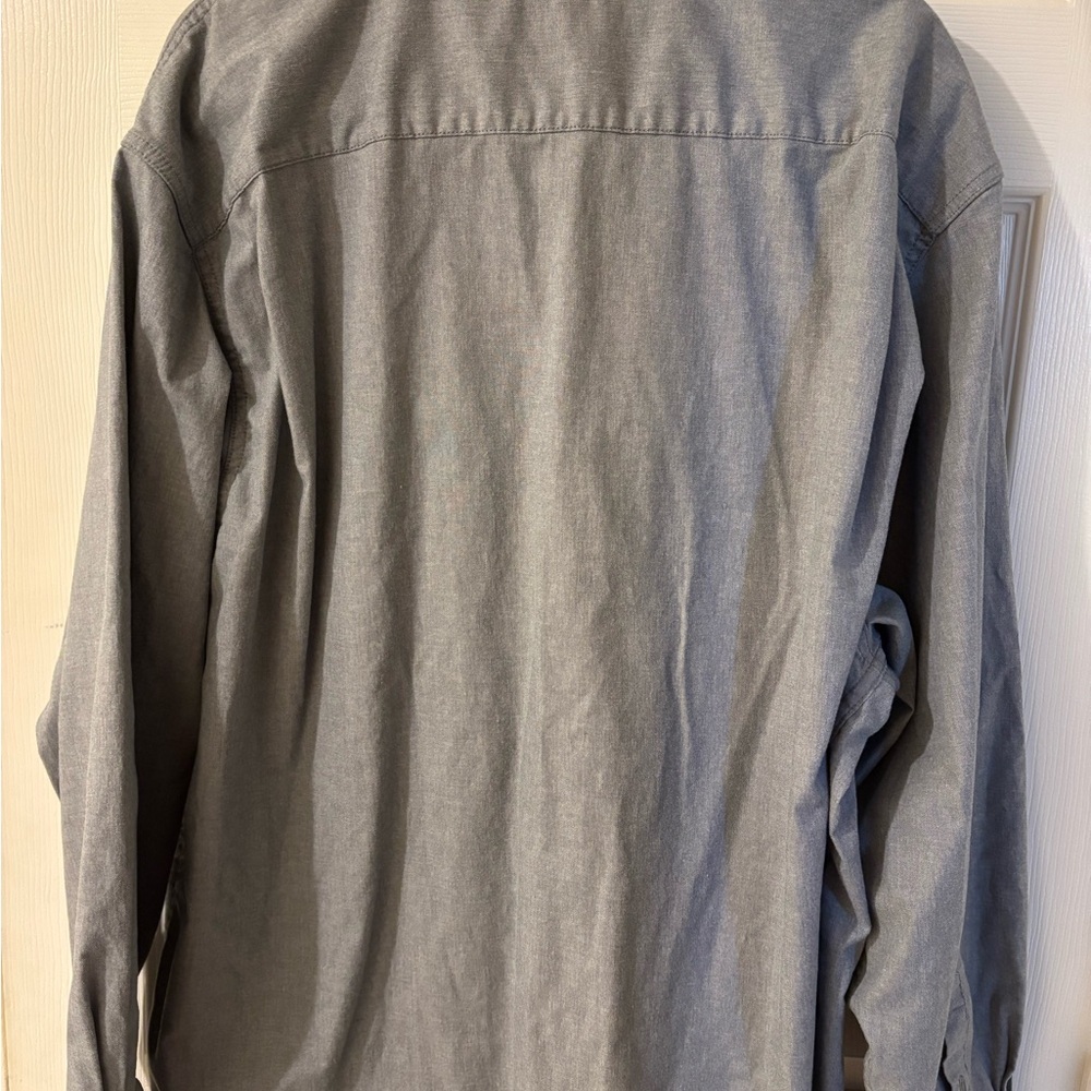 Wrangler Gray Casual Button Down Shirt 3XL - Picture 7 of 7